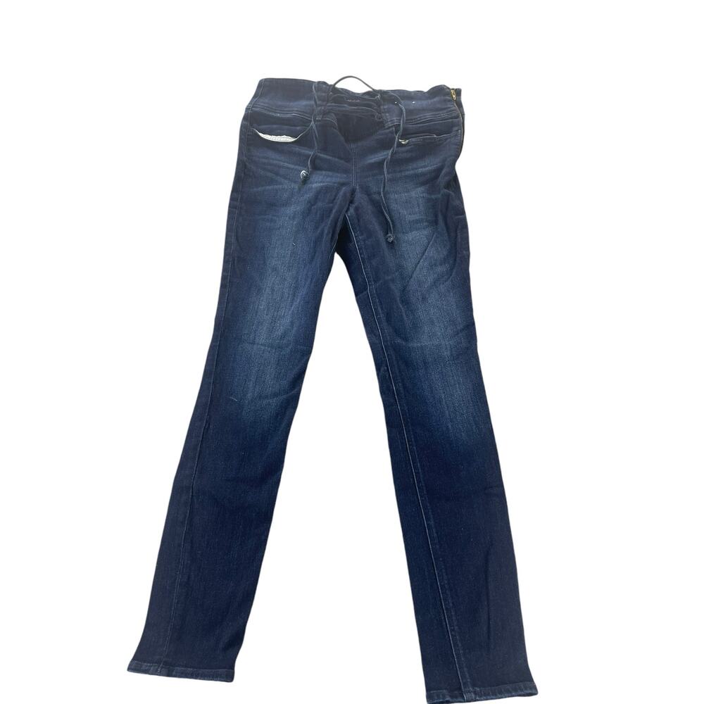 Express Dark Wash Blue Denim High Rise Legging Jegging Skinny Jeans Size 10